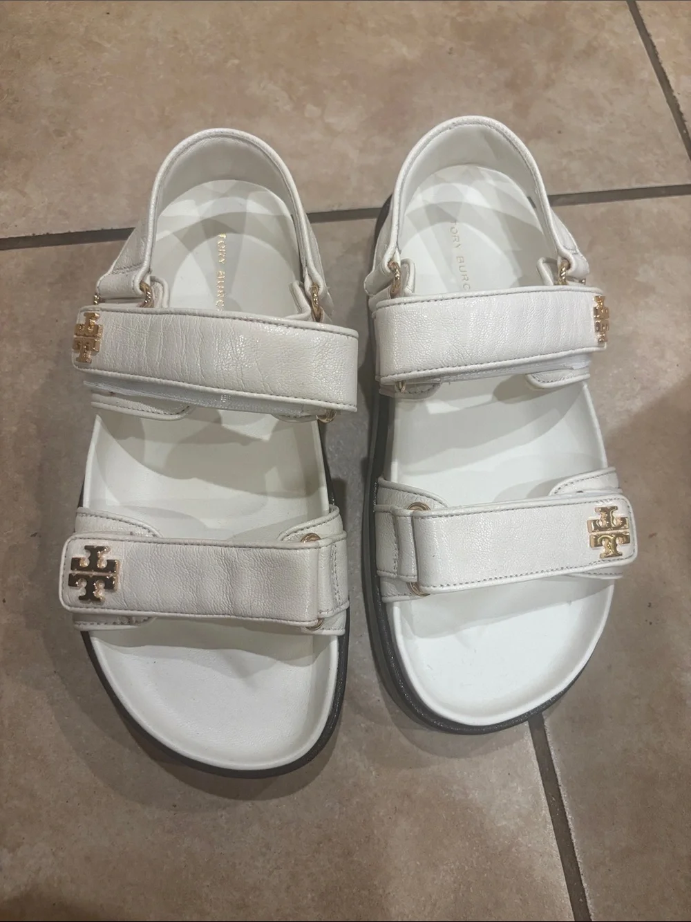 Tory Burch New Ivory Kira Sport Sandal